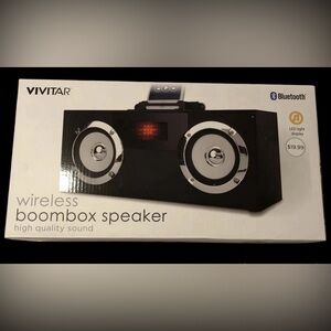 VIVITAR Bluetooth Wireless Speaker With  LED Display And Rechargeable Battery